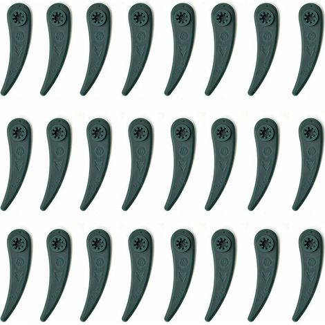 Lot de 24 lames de rechange en plastique pour coupe-bordures Bosch Durablade Art 23-18 LI Art 26-18 LI (1/5)