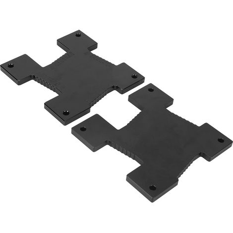 2 Stück Frästisch-Tiefenmesser, präzise, schwarz, für Holzbearbeitung, Höhenmesslineal (1/5)
