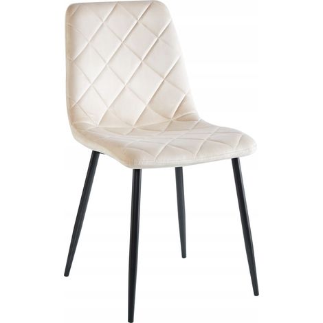 K6-FX Samtstuhl in Beige (1/5)