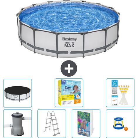 Bestway Bestway Steel Pro MAX Ronde - 457x122 cm - 8-pièces  S529 (1/4)