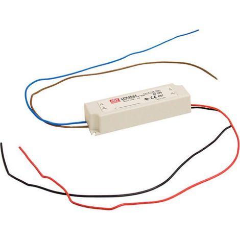 Mean Well LPV-35-24 Trasformatore per LED Tensione costante 36 W 0 - 1.5 A 24 V/DC non dimmerabile, Protezione sovracca (1/3)