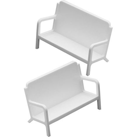pack Visitenkartenhalter aus Abs in Weiß Sofa Form Großer (1/5)