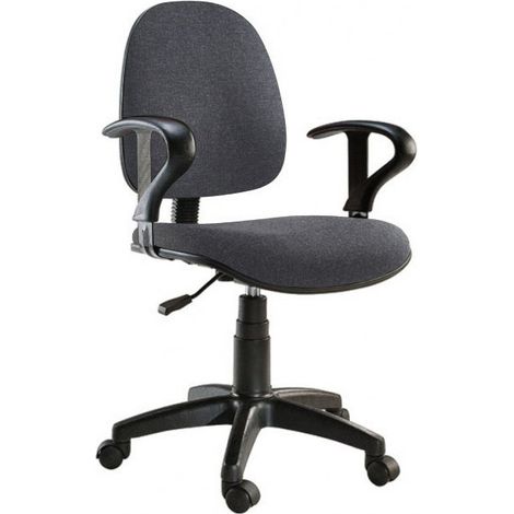 Sedia per Ufficio Easy in Colore Grigio - Design Ergonomico e Comfort Ottimale (1/4)