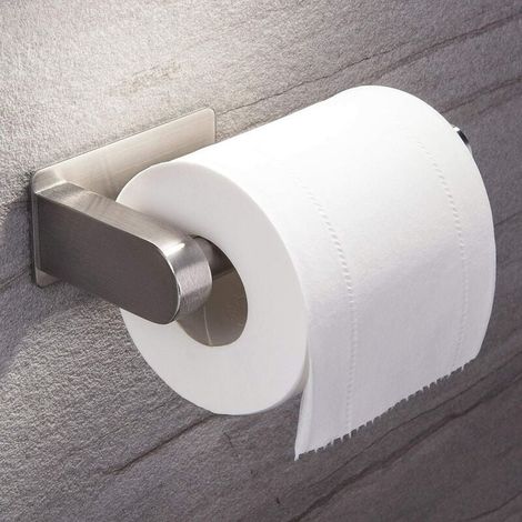 Toilettenpapierhalter Selbstklebend Ohne Bohren Wandmontierter Papierhalter, Toilettenpapierrollenhalter aus Edelstahl Toilettenpapierhalter (1/5)