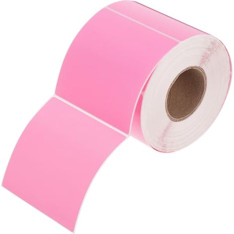 Imprimante d'étiquettes thermiques 10 cm x 8 cm, 500 étiquettes d'expédition vierges autocollantes, adaptées au transport de colis. (1/5)