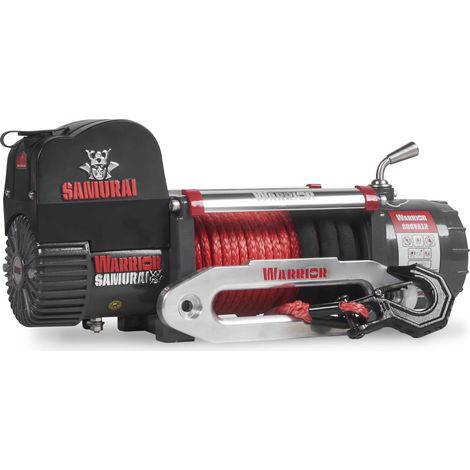 Elektrische Seilwinde Warrior Samurai Gen2 3,6 t 12V Kunststoffseil IP68 (1/5)
