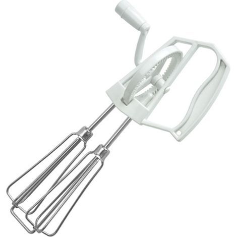 Fouets manuels pratiques à double tête, mixeur multifonctionnel, fouets, batteurs à œufs, outil de cuisine à manivelle (1/5)