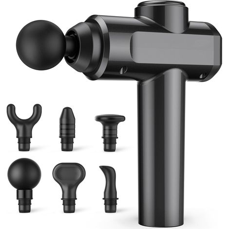 Pistolet de massage, appareil de massage avec 6 têtes (1/5)