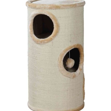 Tiragraffi Cat tower Samuel diametro 36cm/70cm beige