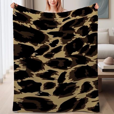 Couverture Polaire - 180 x 200 cm - Fausse Fourrure Douce - Pour Canapé Lit Fauteuil - Intérieur Chaud et Confortable - 1 Pièce (1/4)