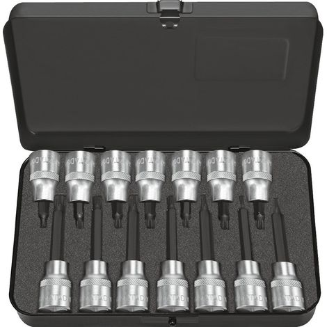 Jeu de douilles longues pour tournevis 10 (3/8) Torx 20-50