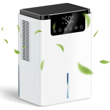 Portable dehumidifier - 2500ml water tank - suitable for home, bedroom and office.