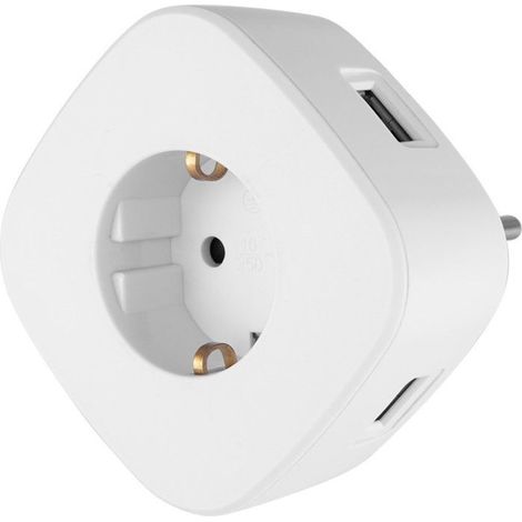 Presa orbegozo in 1500/ 1 presa schuko/ 3 prese usb