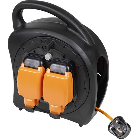 Sealey GCR15 15m Weatherproof Extension Reel with Thermal Trip 2 x 230V (1/3)