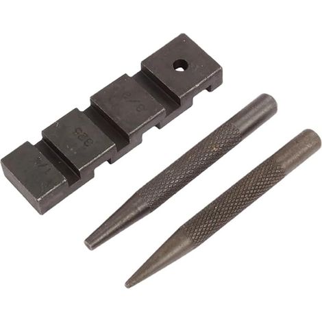 Outil de rupture de chaîne de tronçonneuse, 3 rivets de tronçonneuse de poche et outils de retrait de maillons de tronçonneuse (1/5)