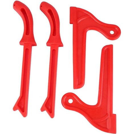 Ecleanfy - (rouge)4Pcs Ensemble de poussoirs de sécurité Protection des mains pour scie circulaire à table Scies à ruban Outils de menuiserie de table (1/5)