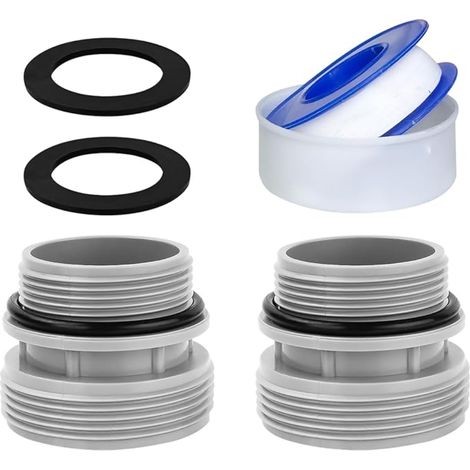 Adaptateur de Tuyau de Pompe de Piscine, 40 mm à 1.5 Pouces Tuyau Change Adaptateur, Adaptateur piscines (1/5)