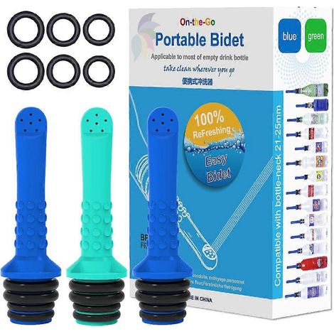 Nettoyeur de bidet portable pour l'extérieur, sachets pour bouteille, rinçage corporel, lavage personnel (1/5)