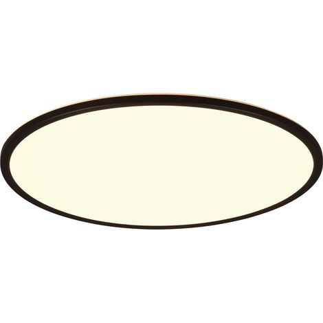 Plafoniera LED RL Scott 50 cm 30W nera con telecomando (1/3)