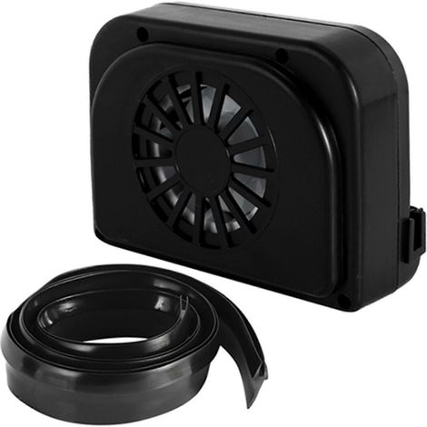 Ventilateur solaire portable pour vitre de voiture, aérateur de fenêtre, refroidissement et ventilation pour véhicule (1/4)