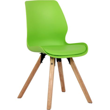 Silla de comedor Luna Verde Plástico