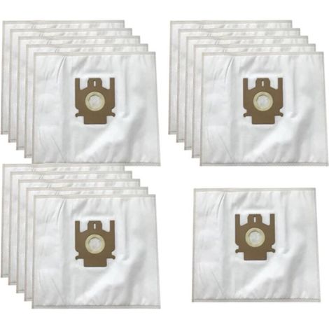 Sac filtrant pour aspirateur compatible avec les modèles Hoover H60, H30, H52, Enigma, TE7, TE70, TEN2400, Ariane, Telios, T2100, T2599, T2615, T2621, T2740, T2760 – Lot de 10