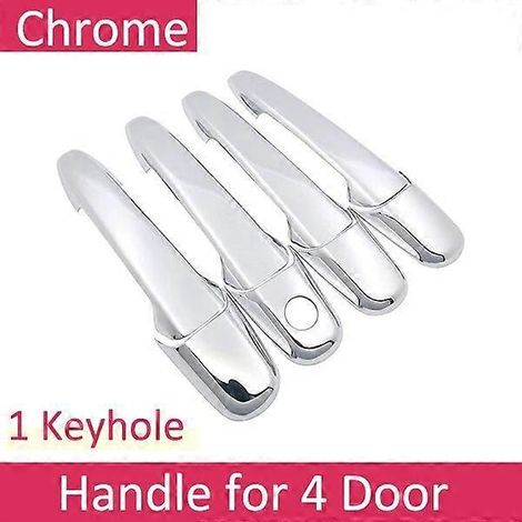 Autocollants décoratifs pour poignées de porte chromées de Ford Ranger Everest 2006-2011 (2007-2010) - Accessoires auto - Poignées 4 portes (1/5)