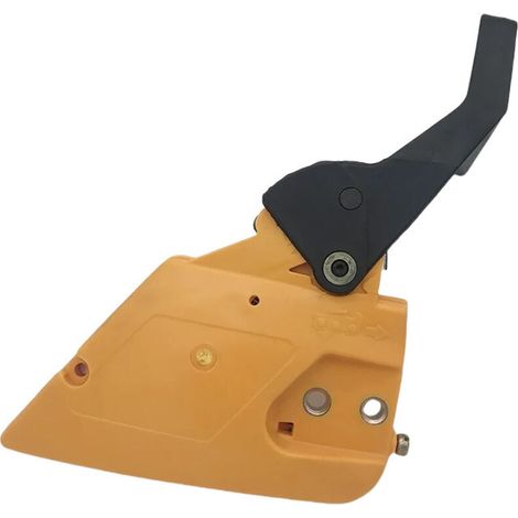 Compatible avec l'ensemble de frein de tronçonneuse Partner 350 et 351, frein de chaîne, dispositif de freinage de sécurité, pièces conformes aux spécifications d'usine d'origine. (1/5)