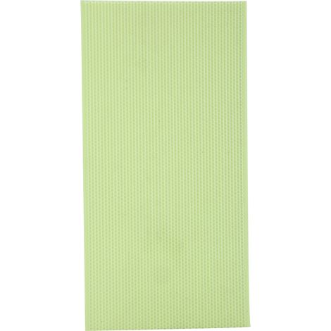 10 feuilles de cire d'abeille vertes en plastique pour l'apiculture, fournitures apicoles. (1/5)