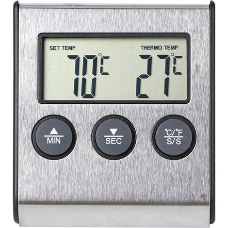Digitales Küchen- und Grillthermometer mit Timerfunktion (1/5)