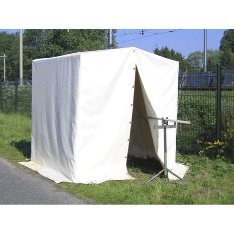 Tienda o carpa ignífuga de protección CEPRO para la soldadura en exteriores (1/3)