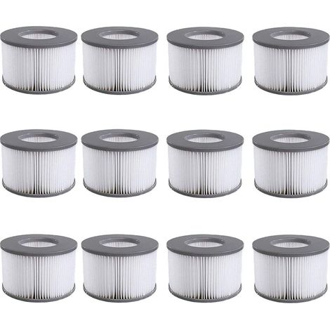 Filtre Spa Lite pour mspa.Filtre pour mspa Lite. pour MSPA Whirlpoal Filter - Cartouches filtrantes pour sous - Bateaux et Spa Chauds - Modèle à partir de 2020 (12 pièces.) (1/5)