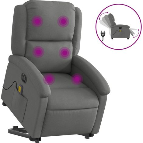 Maison Exclusive - Elektrischer Massagesessel mit Aufstehhilfe Du