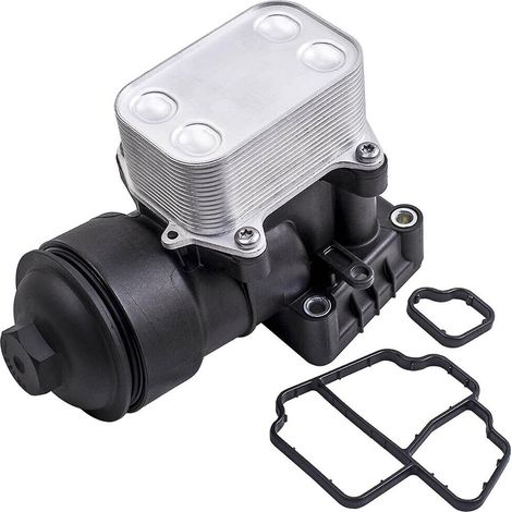 Boîtier de filtre à huile, filtre à huile, refroidisseur d'huile, compatible avec A1 A3 TT A5 A4 A6 Q3 II IV 1.6 TDI 2.0 TDI, pièce n° 03L115389C (1/5)