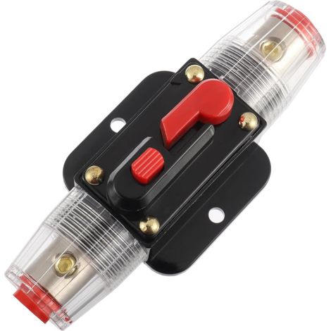 Auto Disjoncteur Protection De Voiture 12V - 24V DC Avec Commutateur Manuel De Réinitialisation De Fusible 50A/100A/150A(50A) (1/5)