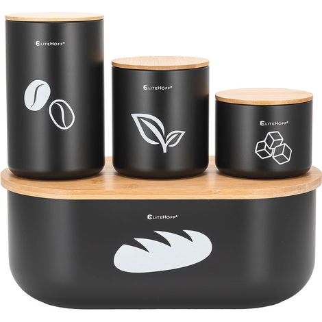 Portapane con set di contenitori E-6060 (1/5)