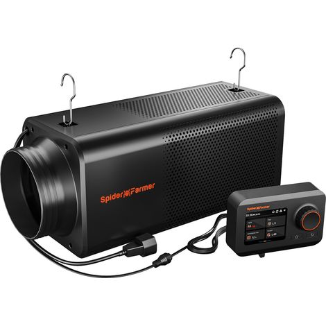 Spider Farmer 6" Ventilateur en ligne avec filtre de carbone GGS Controller Ventilation
