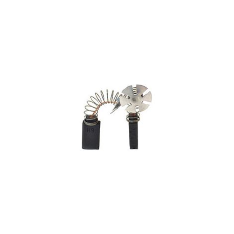 Juego de 2 carbones adaptables para AEG - Atlas Copco. Dimensiones: 8 x 16 x 25 mm.