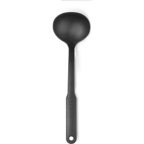 Schöpfkelle aus weichem Nylon, 31cm lang, Farbe schwarz (1/2)