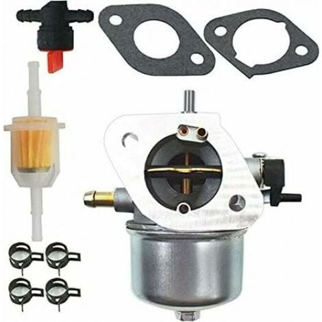 1 Carburateur, Filtre à huile, Joints, Soupape, Colliers de serrage, Moteur Kawasaki FH430V FS481V, Tondeuse à gazon (1/5)