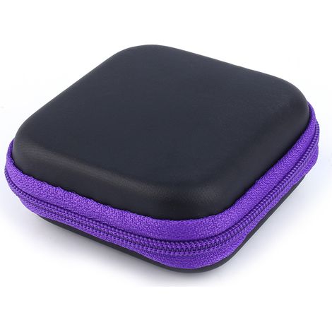 Étui de rangement rigide pour câbles USB, écouteurs et accessoires de voyage