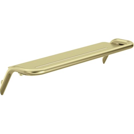 Deante Silia mensola da parete in oro spazzolato, design minimalista