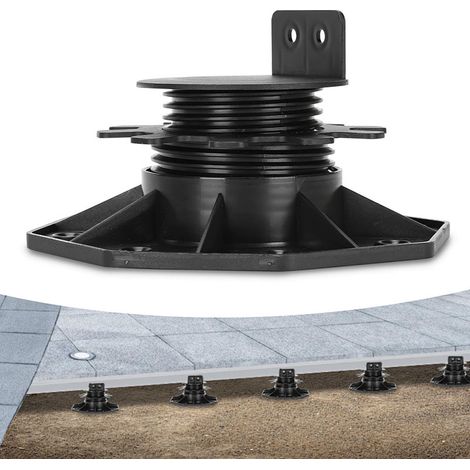 Randaco Plots réglables 30-60 mm pour lambourdes bois ou WPC, lot de 50 (1/5)