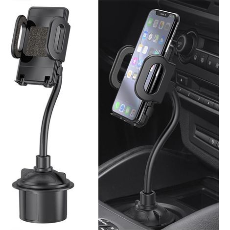 Becher-Telefonhalter, Universal-Auto-Becherhalter, verstellbarer Winkel, Smartphone-Halter, 360 ° drehbar, Becherhalter, Smartphone-Halter, verstellbares Autozubehör