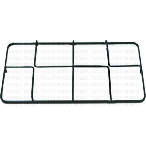 REX ZOPPAS GRIGLIA 2 FUOCHI CUCINA 412X227 NERA SMALTATA