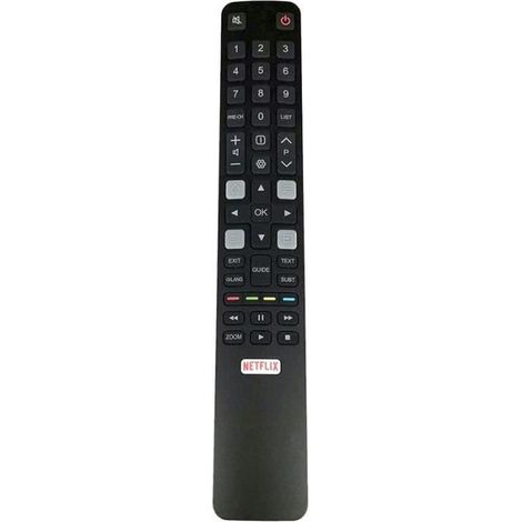 Télécommande RC802N YUI2 compatible TCL Smart TV 32S6000S 40S6000FS 43S6000FS U55P6006 U65P6006 (1/4)