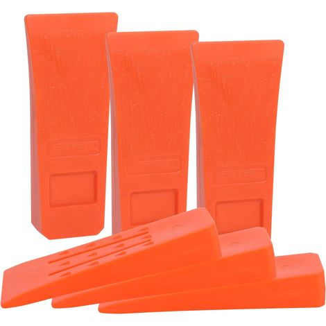 6" Coin D'Abattage pour TronçOnneuse avec Pointes pour Un Abattage SûR, ABS Coins éclateurs pour Jardinage , Robuste et Durable, Outil Accessoire pour Bûcheron (6 Pièces) (1/5)