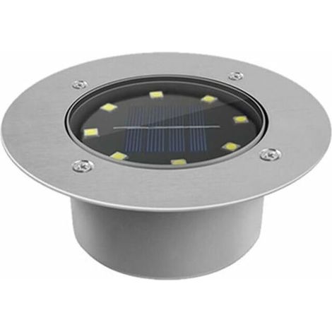 Dimmbarer LED-Einbaustrahler, Mini-LED-Einbaustrahler, LED-Einbaustrahler, Solar-Einbaustrahler, extraflacher LED-Strahler, warmweiße Solarlampe