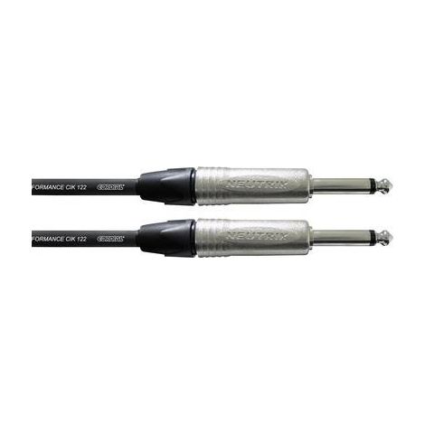 Cordial CXI 6 PR Jack Strumenti musicali Cavo [1x Spina jack da 6.3 mm - 1x Spina jack da 6.3 mm] 6.00 m Nero