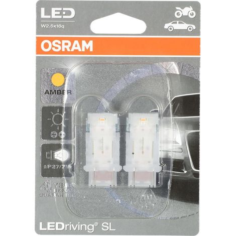OSRAM LED Retrofit P27/7W 3548YE - Amber Blinker - E-geprüft (2 Stück) (1/2)